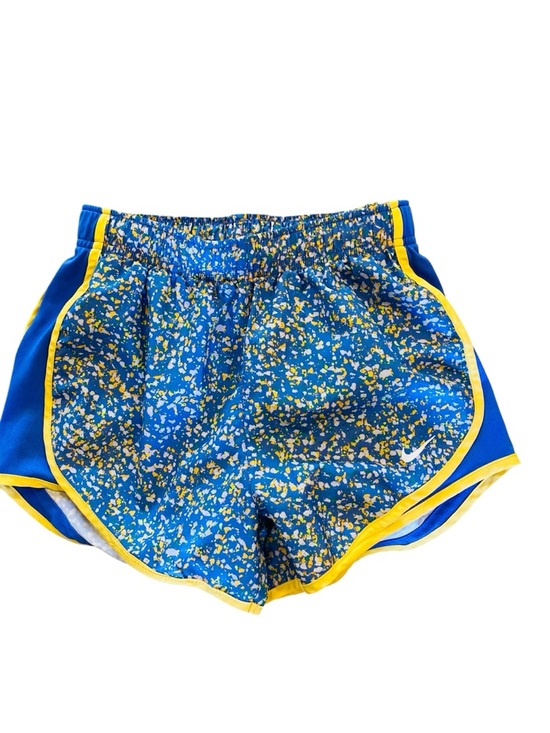 Pants - NIKE Blue Micro Floral Running Shorts